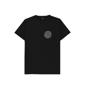 Black Kid's T-shirt Fritton Lake (White chest logo)